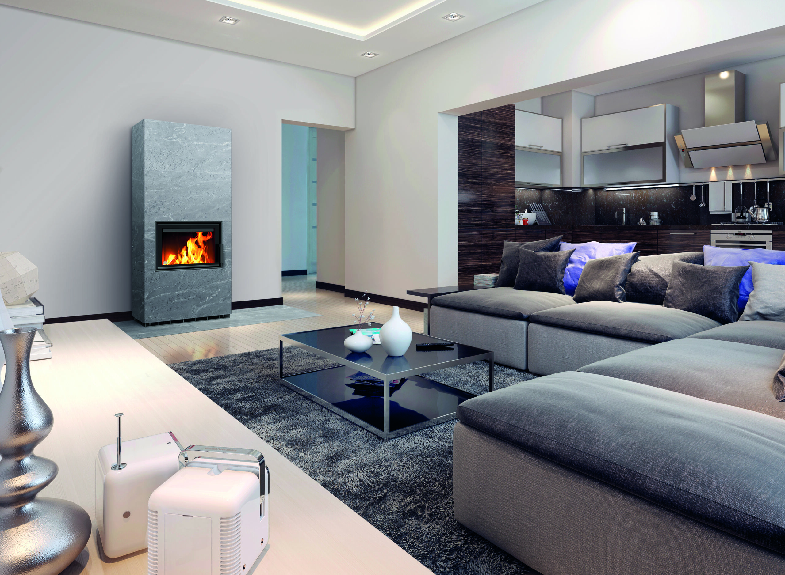 Living Room Contemporary Style