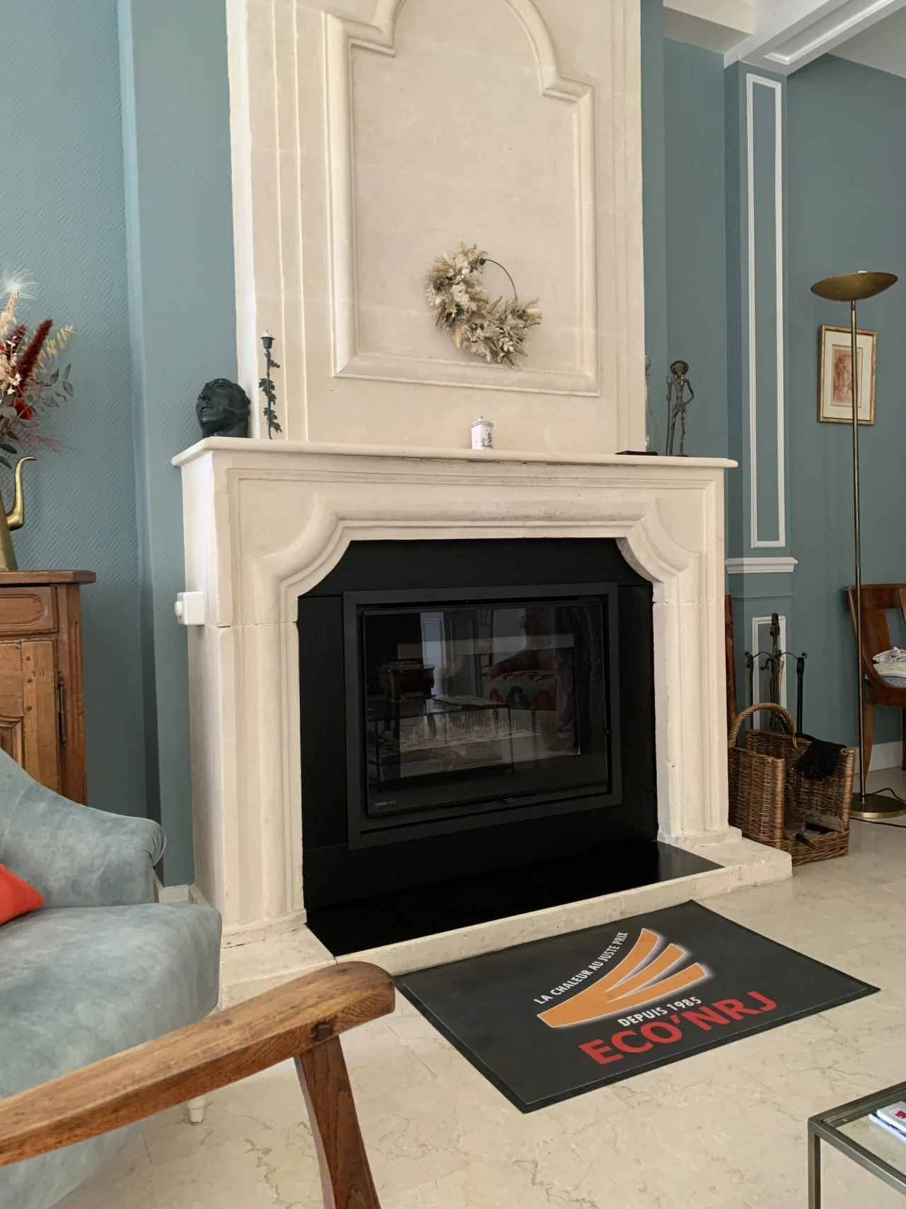 Expert en installation insert cheminée à Tours, ECO'NRJ