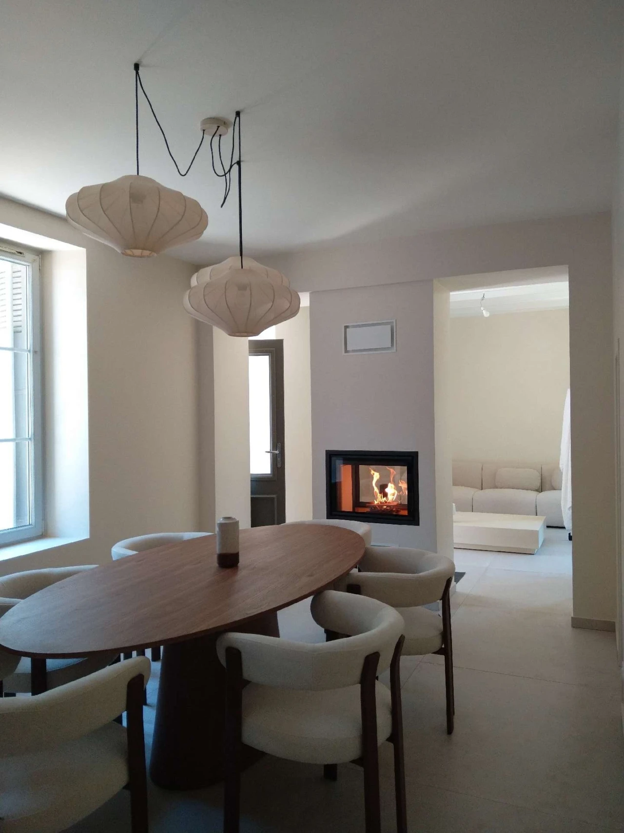 Insert cheminée à bois, à Tours