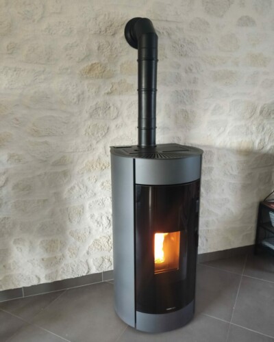 Eco Nrj Poele Tours LEONARD GRIS 1